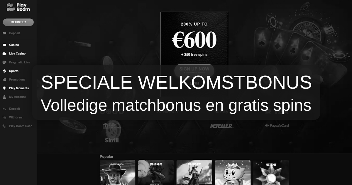 Boom Casino Nederland - KSA-vergund online casino